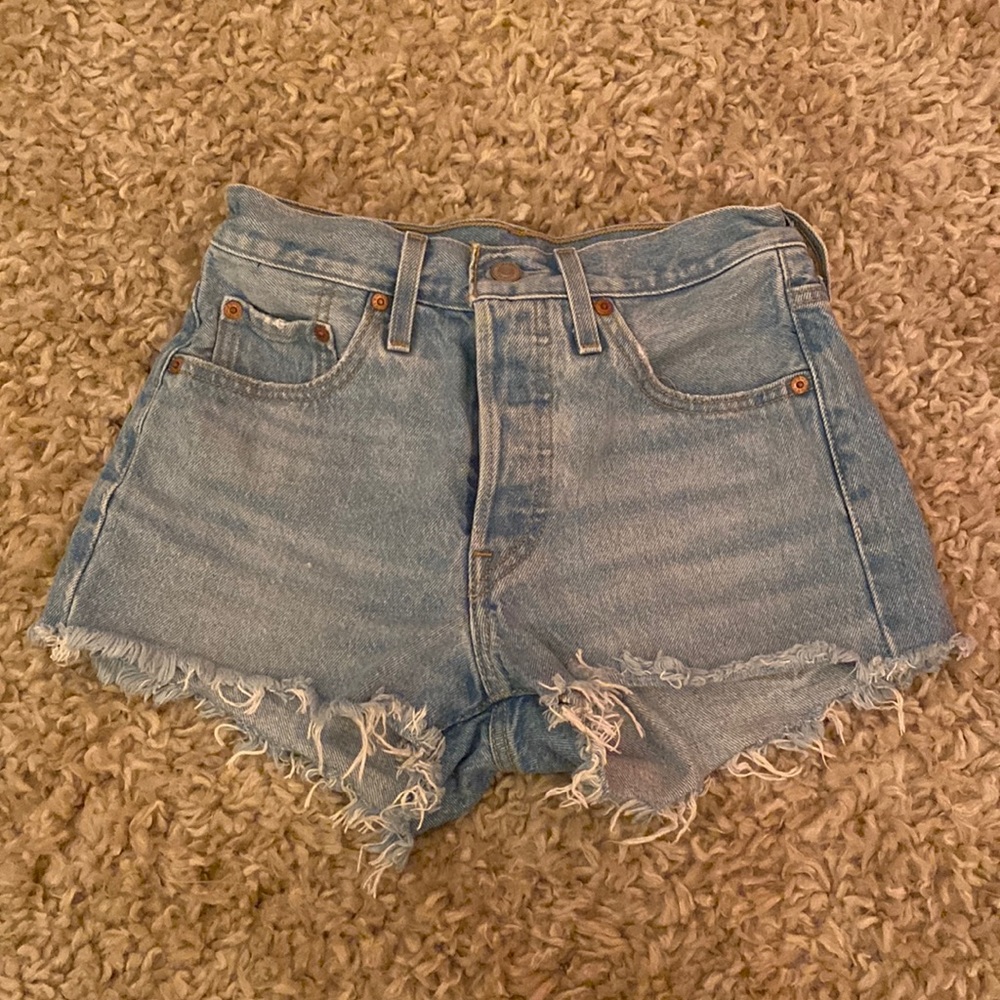Levi 501 denim shorts
